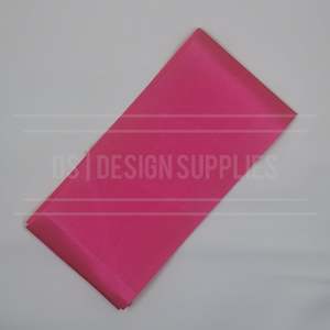 Satin Ribbon Sash - Hot Pink