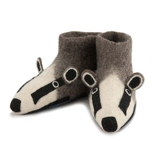 Billie Badger Adult Slippers