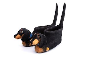 Desmond Dachshund Adult Slippers