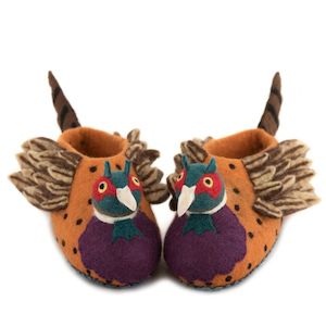 Freddie the Pheasant Slippers