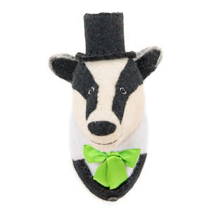 Brigadier Billie the Badger Head