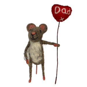 Gift: Dad Heart Balloon Mouse