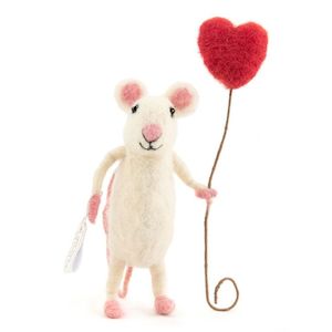 Happy of Heart Balloon Mouse