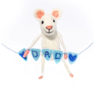 Gift: I Love You Dad Bunting Mouse