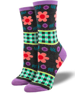 Gingham Style Women's Socks