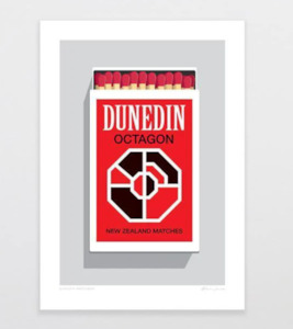 Gift: Matchbox Dunedin A4 Art Print