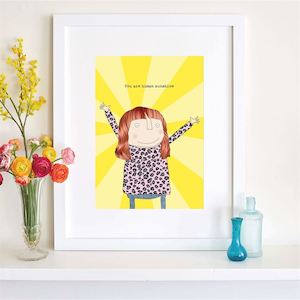 Human Sunshine A4 Art Print