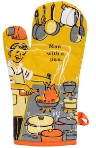 Gift: Man With A Pan Oven Mitt