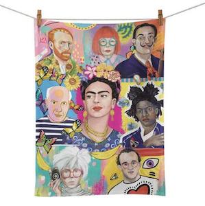 Gift: Tribute Artists - Tea Towel