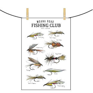 Gift: Fly Fishing Tea Towel