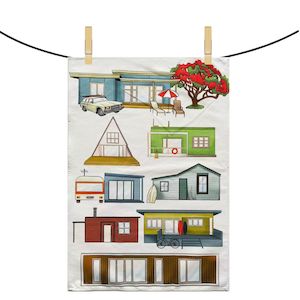 Gift: New Zealand Bach Tea Towel