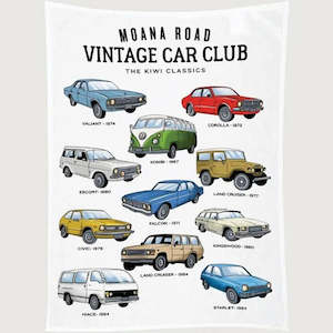 Gift: NZ Vintage Car Club Tea Towel