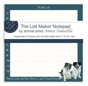 Gift: Jack Busy List Maker Notepad