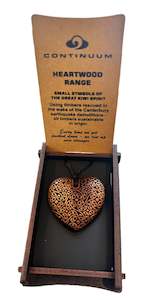 Heartwood Range - Boxed Heart Pendant