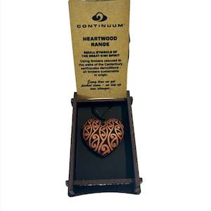 Heartwood Range - Boxed Heart Pendant