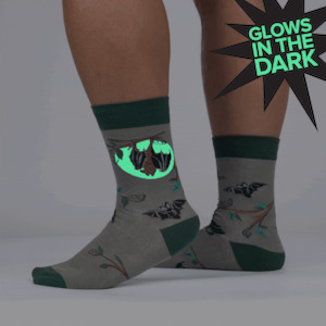 Gone Batty - Mens Glow in the Dark Socks