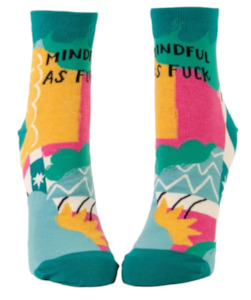 Gift: Mindful As Fuck Ankle Socks