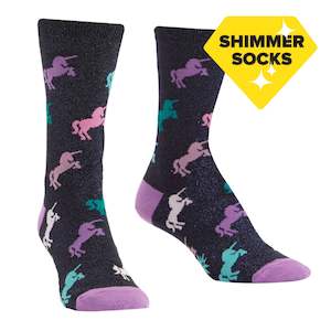 Keep Prancing- Women's Shimmer Socks