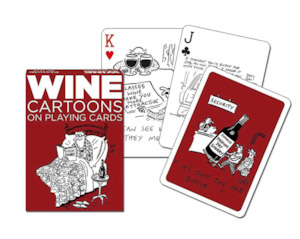 Piatnik Wine Cartoons Playing Cards