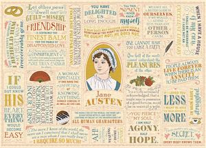 Jane Austen Literary Lines 1000 Piece Puzzle