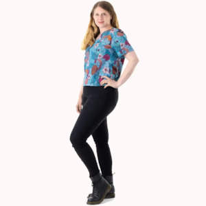 Ashley Top - Tropical Print