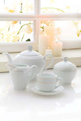 Wholesaling, all products (excluding storage and handling of goods): Tea set - Romantic (17pcs)