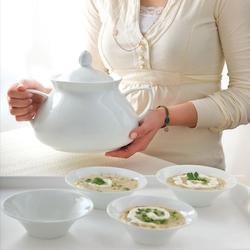 Dinner set & Tea set - Shahrzad  Petite White (108pcs)