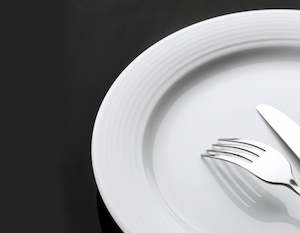 Wholesaling, all products (excluding storage and handling of goods): Dinner set - White Singles (8pcs)