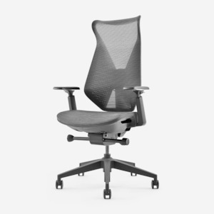 Deskbird Hercules Ergonomic Full Mesh Office Chair - Black (Suits 162cm-188cm)