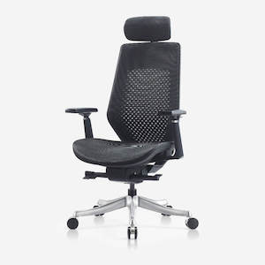 Deskbird Ergonomic Elite Full Mesh Office Chair - Black (Suits 166cm-184cm)