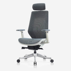 Deskbird Ergonomic Elite Full Mesh Office Chair - Blue (Suits 166cm-184cm)