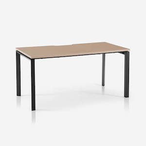 Furniture wholesaling - office: Core Straight Desk – Brushed Ash / Black