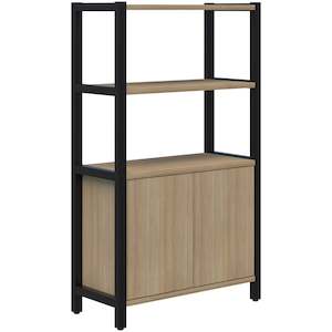 Grid 40 Storage / Open Display Wall - 4 Tier