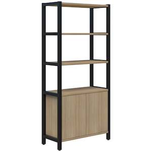 Grid 40 Storage / Open Display Wall - 5 Tier