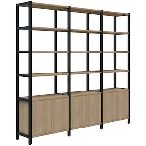 Grid 40 Storage / Open Display Wall - 6 Tier NZ