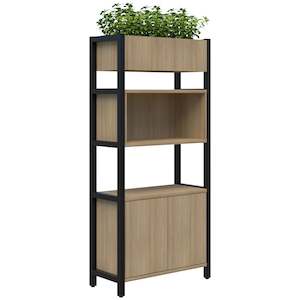 Grid 40 Storage / Planter Display Wall - 5 Tier