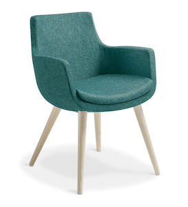 Eden Ferne With Timber Legs Chair