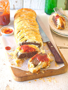 Herby Sausage Plait