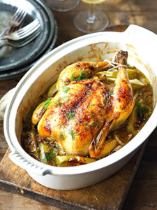 Pot Roasted Chook with Veggies