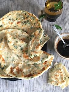 Easy Spring Onion Pancakes