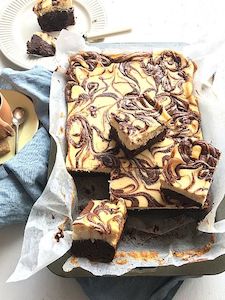 Chocolate Nutella Cheesecake Brownie Bars