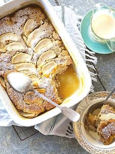 Self-Saucing Toffee Apple Pudding