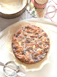 Writer: Apricot, Fig, Orange and  White Chocolate Pan Forte