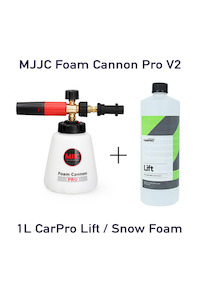 Products: Heavy Duty Foam Cannon Pro Wash Kit + CarPro Lift 1L