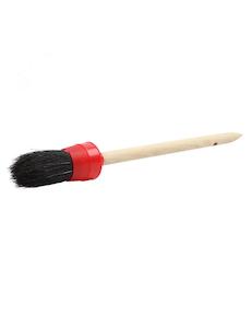 Small Multi Purpose Detailing Cleaning Brush (Wood Handle)