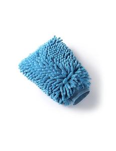 Microfiber and Chenille Wash Mitt - Blue