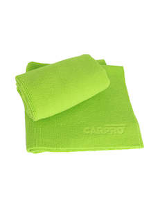 2 Face - GREEN - No Lint 320gsm Microfiber Towel - 40 x 40cm