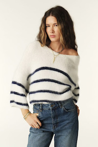 Knitwear: Biguel Jumper Ecru