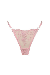 Lingerie: Nicolette Thong Baby Pink