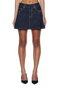 Hera Denim Mini Skirt Zenith Pop